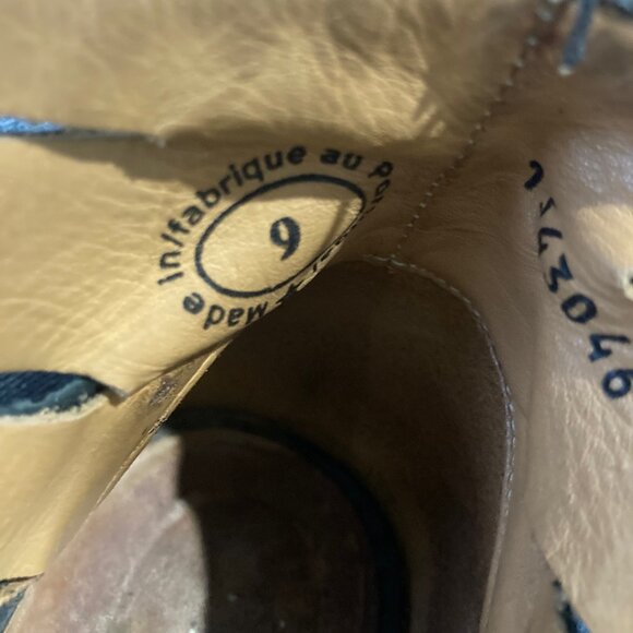 vintage john fluevog buckle high heel shoe woman's size 9 discontinued - Picture 9 of 15